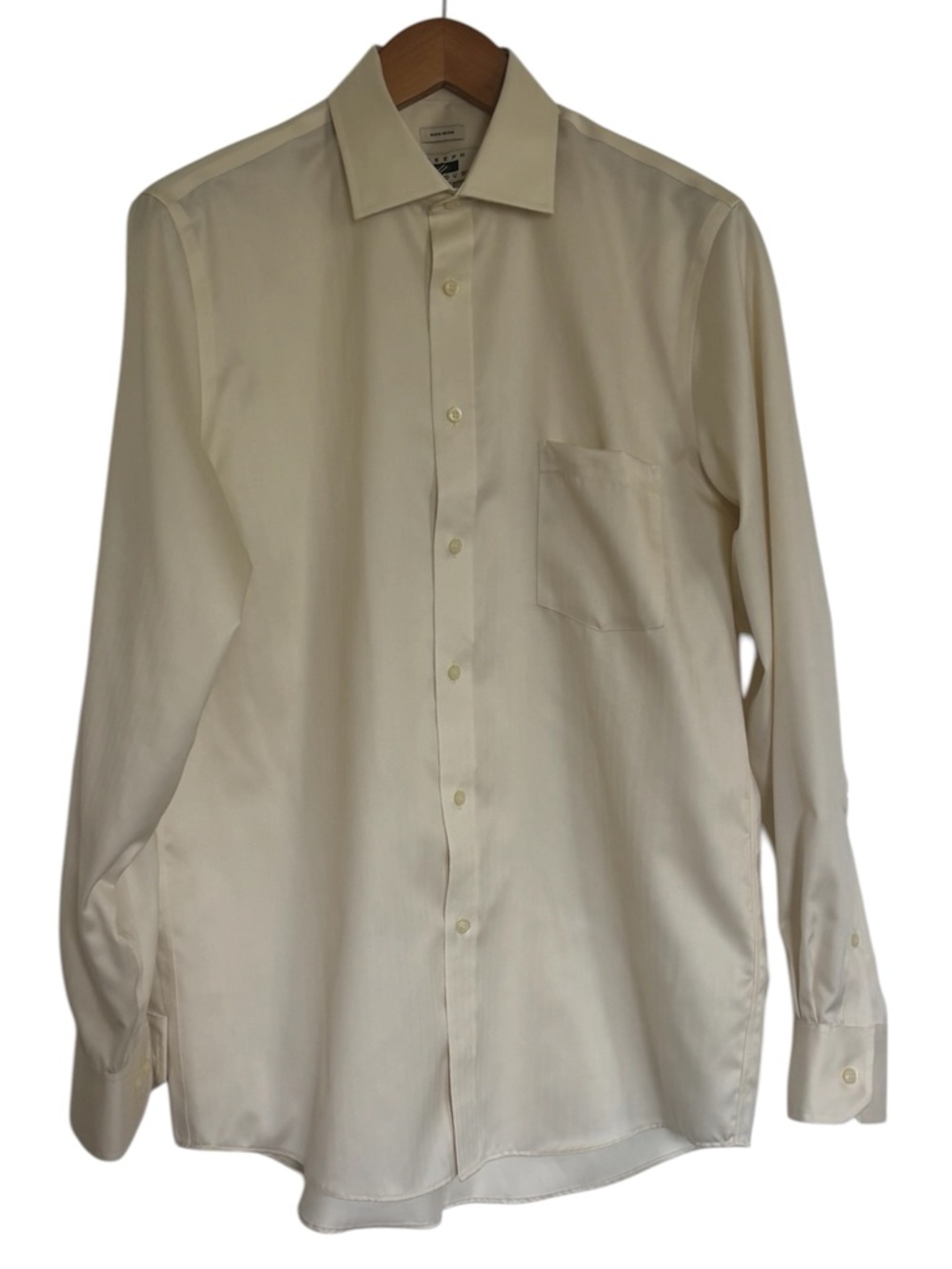 Joseph Abboud Men's Long-Sleeve Dress Shirt - Cream